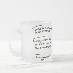 TASSE GIVRÉ AMANT DE CAFÉINE D'INTOXIQUÉ DE CAFÉ D'HUMOUR D