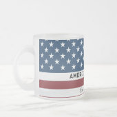 Tasse Givré American Freedom Personalized Name (Gauche)