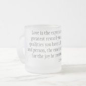 Tasse Givré Amour (Devant gauche)