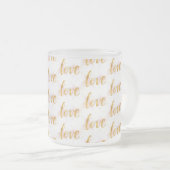 Tasse Givré Amour (Devant droit)
