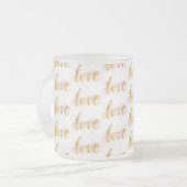Tasse Givré Amour (Devant gauche)