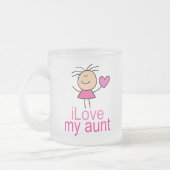 Tasse Givré Amour mignon de fille de bâton ma tante Gift (Gauche)