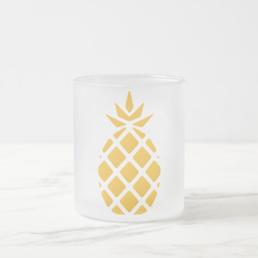Tasse Givré Ananas Jaune Durable Occasions classiques (Centre)