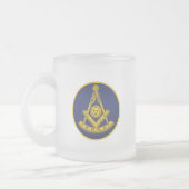 Tasse Givré Ancien Maître Freemason Carré et Compass Masonic (Gauche)