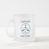 Ancre et aviron avec nom du capitaine ou du bateau