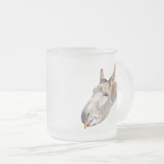 Tasse Givré Âne appelé Carottes, (Devant droit)