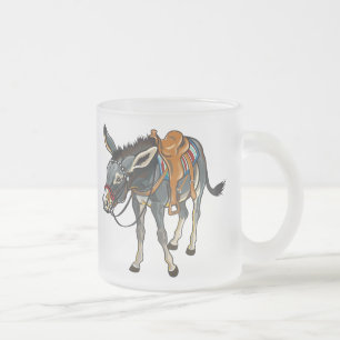Tasse Givré âne avec selle