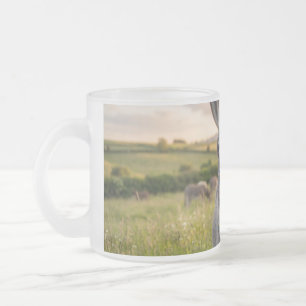 Tasse Givré Âne du matin heureux