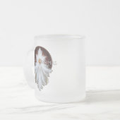 Tasse Givré Angel Wings Snowflake Joyeux Noël TW ISO (Devant gauche)