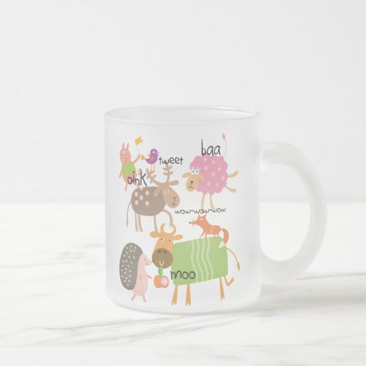 Tasse Givré Animaux stupides (Droit)