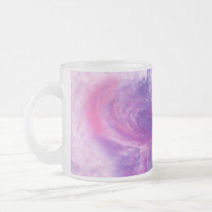 Tasse Givré Aquarelle à fleurs d'Imaginaire Abstrait peint