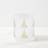 Tasse Givré Arbre de Noël moderne Faux Gold Faux (Centre)