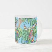 Tasse Givré Arbre plein d'oiseaux australiens (Devant droit)