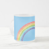 Tasse Givré Arc en ciel et ciel bleu (Devant gauche)