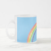 Tasse Givré Arc en ciel et ciel bleu (Gauche)