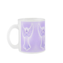 Archangel Zadkiel Noël Violet Et Blanc
