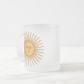 Tasse Givré Argentine Golden Sun, Sol de Mayo (Devant gauche)