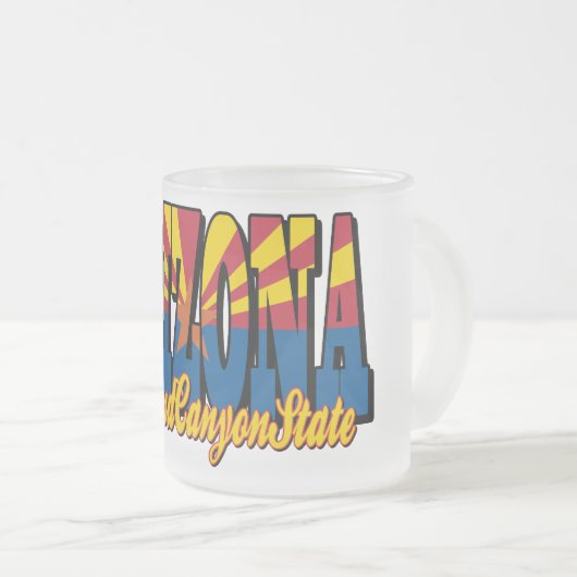 Tasse Givré Arizona the Grand Canyon State (Devant droit)