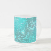 Tasse Givré Arrière - plan à huile Turquoise de la menthe (Devant droit)