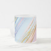 Tasse Givré Arrière - plan rose texturé (Devant gauche)