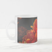 Tasse Givré Arrière - plan rouge tulipes foncé (Gauche)