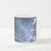 Tasse Givré Arrière - plan spatial avec étoiles (Devant droit)