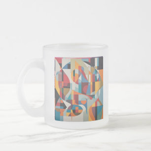 Tasse Givré Art Abstrait Vibrant - Design coloré