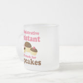 Tasse Givré Assistant administratif drôle (Devant gauche)