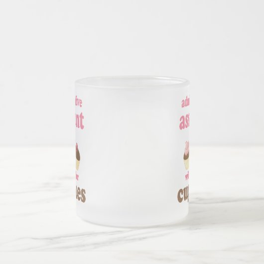 Tasse Givré Assistant administratif drôle (Centre)