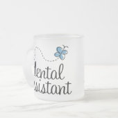 Tasse Givré Assistant dentaire mignon (Devant gauche)