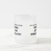 Tasse Givré Aucun pleurer dans le cours d'anglais (Centre)