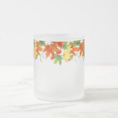Tasse Givré Automne Feuilles d'Automne Frosted Musique (Centre)