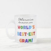 Tasse Givré Autrement connu en tant que cadeaux de gramme du (Gauche)