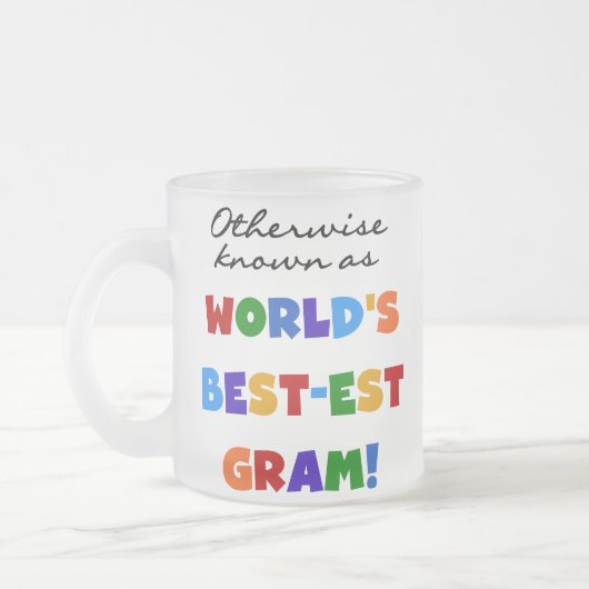 Tasse Givré Autrement connu en tant que cadeaux de gramme du (Gauche)