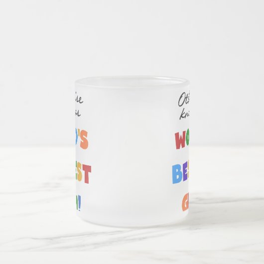 Tasse Givré Autrement connu en tant que cadeaux de gramme du (Centre)
