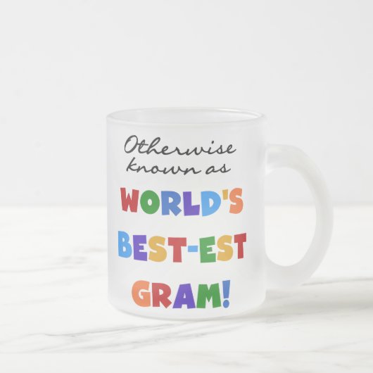 Tasse Givré Autrement connu en tant que cadeaux de gramme du (Droit)