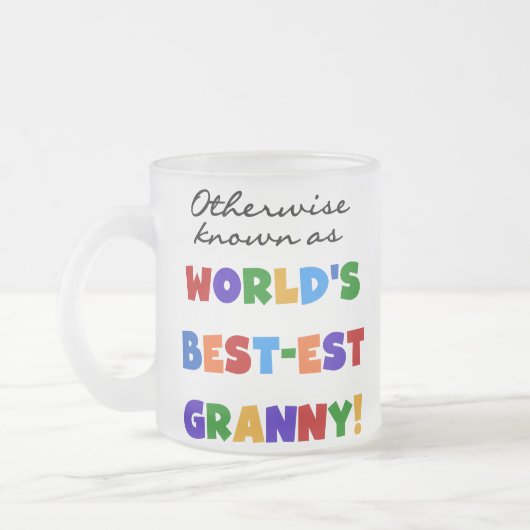 Tasse Givré Autrement connu en tant que cadeaux de mamie (Gauche)