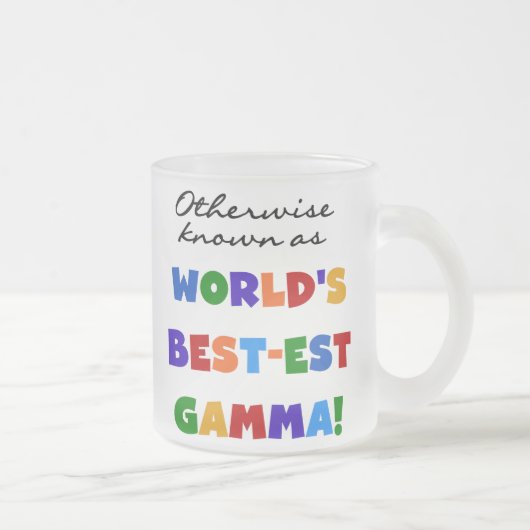 Tasse Givré Autrement connu en tant que cadeaux du gamma (Droit)
