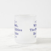 Tasse Givré Avec des maths, les possibilités sont infinies (Centre)