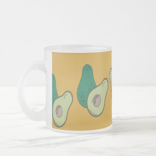 Tasse Givré Avocat vert brun (Gauche)