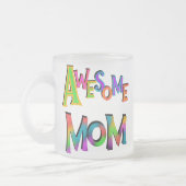 Tasse Givré Awesome Maman T-shirts et cadeaux (Gauche)
