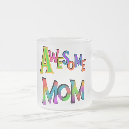 Tasse Givré Awesome Maman T-shirts et cadeaux (Droit)