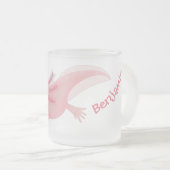 Tasse Givré axolotl rose pâle (Devant droit)