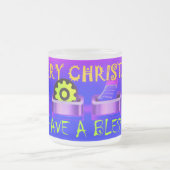 Tasse Givré Ayez un joyeux Noël de Noël - Un numérique festif (Centre)