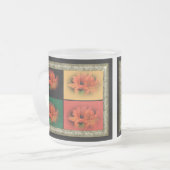 Tasse Givré Azalées orange (Devant gauche)