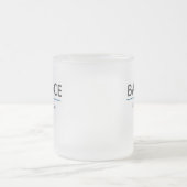 Tasse Givré Balance Over Everything – Minimal White Typography (Centre)