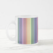 Tasse Givré Bandes arc-en-ciel coupées (Gauche)