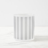 Tasse Givré Bandes de bonbons grises et blanches (Centre)