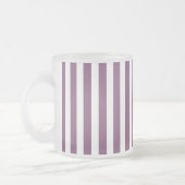 Tasse Givré Bandes de bonbons mauves et blanches (Gauche)