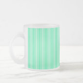 Tasse Givré Bandes de bonbons vertes à la menthe (Gauche)
